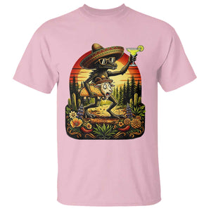 Funny Chupacabra Goat Taco Lover T Shirt Cinco De Mayo Party Gift TS12 Light Pink Print Your Wear