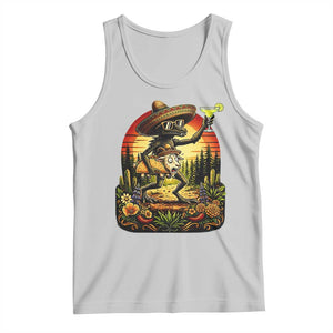 Funny Chupacabra Goat Taco Lover Tank Top Cinco De Mayo Party Gift TS12 Ash Print Your Wear