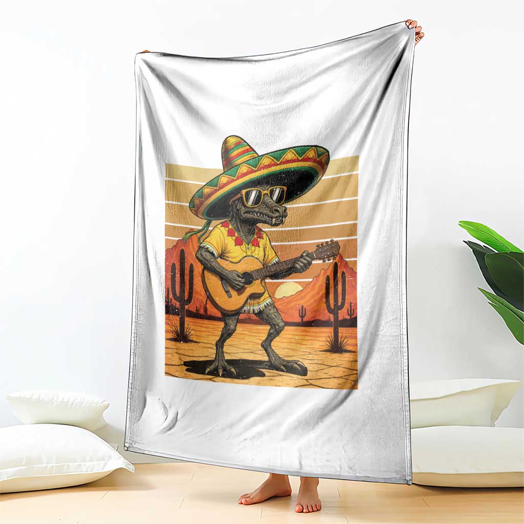 Funny Cinco De Mayo Chupacabra Throw Blanket Guitar Fiesta Gift TS12 Print Your Wear