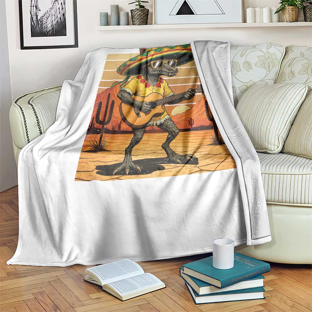 Funny Cinco De Mayo Chupacabra Throw Blanket Guitar Fiesta Gift TS12 Print Your Wear