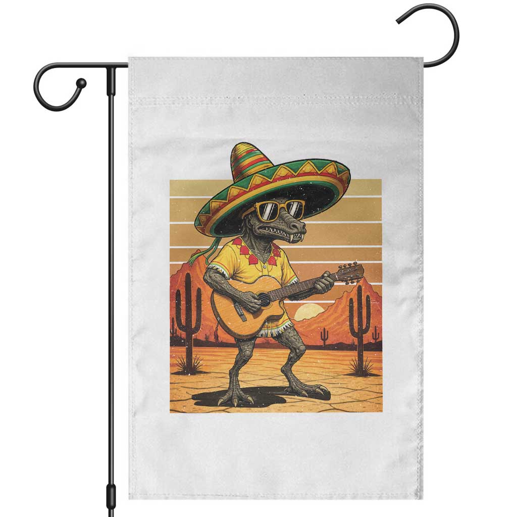 Funny Cinco De Mayo Chupacabra Garden Flag Guitar Fiesta Gift TS12 Black Print Your Wear