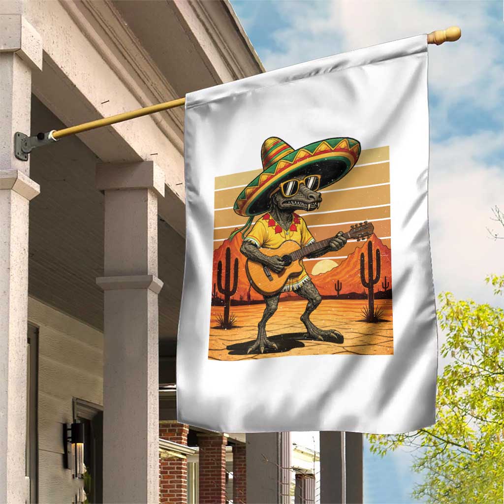 Funny Cinco De Mayo Chupacabra Garden Flag Guitar Fiesta Gift TS12 Print Your Wear