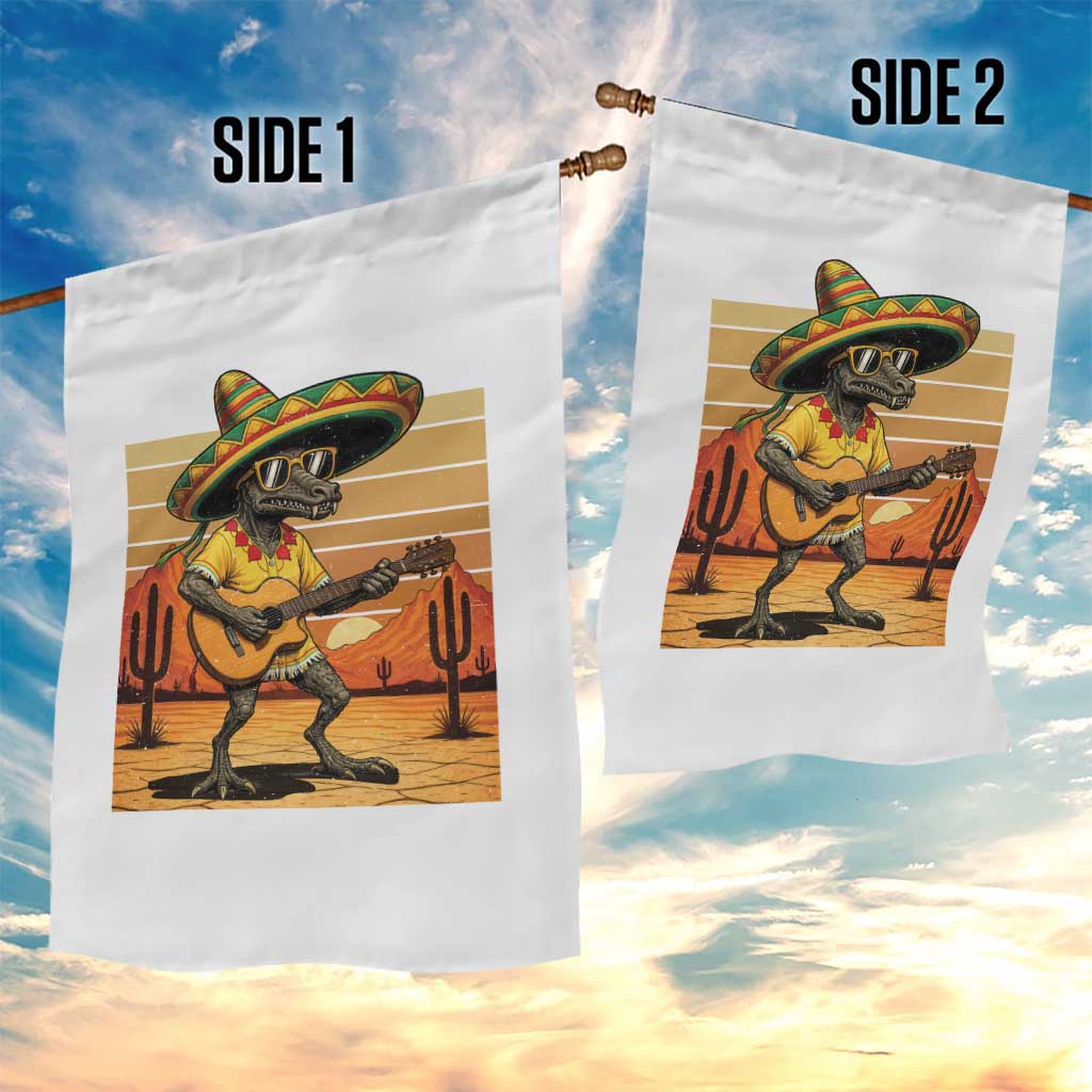 Funny Cinco De Mayo Chupacabra Garden Flag Guitar Fiesta Gift TS12 Print Your Wear