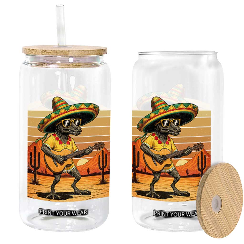 Funny Cinco De Mayo Chupacabra Glass Can Guitar Fiesta Gift TS12 Print Your Wear