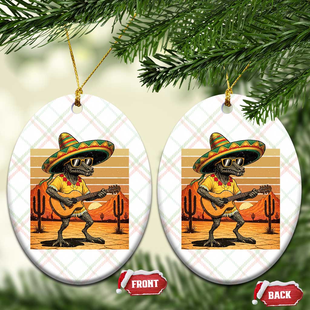 Funny Cinco De Mayo Chupacabra Ceramic Ornament Guitar Fiesta Gift TS12 Print Your Wear