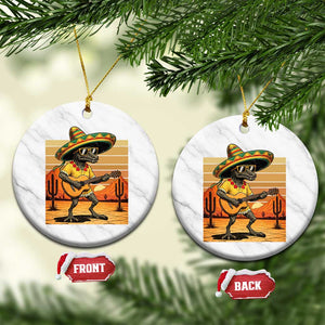 Funny Cinco De Mayo Chupacabra Ceramic Ornament Guitar Fiesta Gift TS12 1pc White Marble Print Your Wear