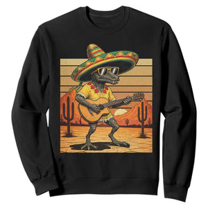 Funny Cinco De Mayo Chupacabra Sweatshirt Guitar Fiesta Gift TS12 Black Print Your Wear