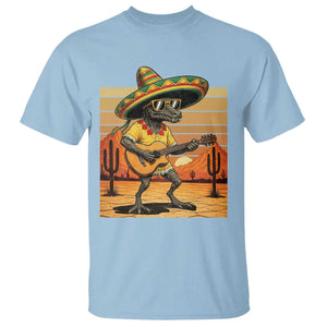 Funny Cinco De Mayo Chupacabra T Shirt Guitar Fiesta Gift TS12 Light Blue Print Your Wear