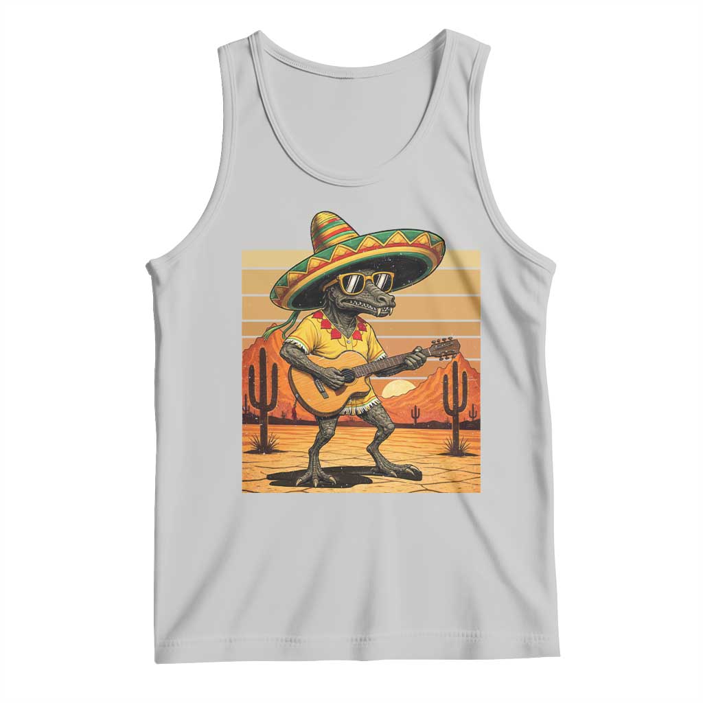 Funny Cinco De Mayo Chupacabra Tank Top Guitar Fiesta Gift TS12 Ash Print Your Wear