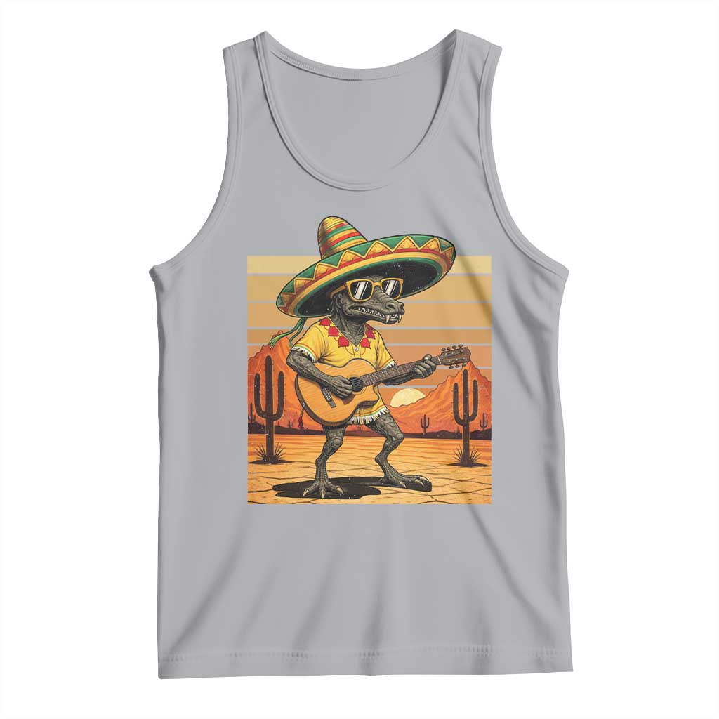 Funny Cinco De Mayo Chupacabra Tank Top Guitar Fiesta Gift TS12 Athletic Heather Print Your Wear