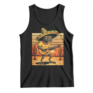 Funny Cinco De Mayo Chupacabra Tank Top Guitar Fiesta Gift TS12 Black Print Your Wear