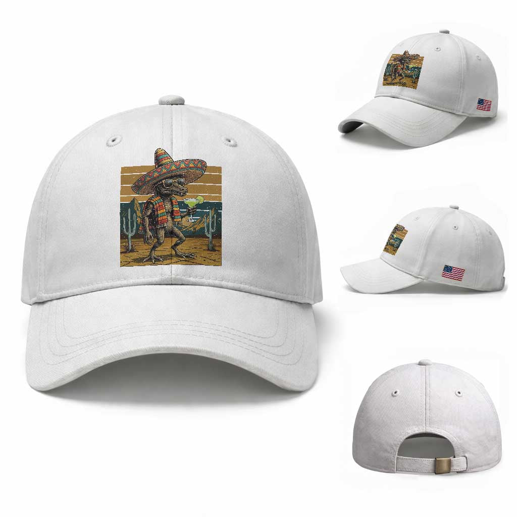 Funny Chupacabra Fiesta Baseball Cap Cinco De Mayo Gift TS12 Baseball Cap Universal Fit White Print Your Wear