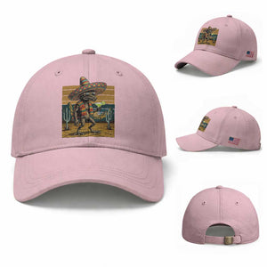 Funny Chupacabra Fiesta Baseball Cap Cinco De Mayo Gift TS12 Baseball Cap Universal Fit Light Pink Print Your Wear