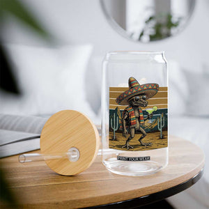 Funny Chupacabra Fiesta Glass Can Cinco De Mayo Gift TS12 Print Your Wear