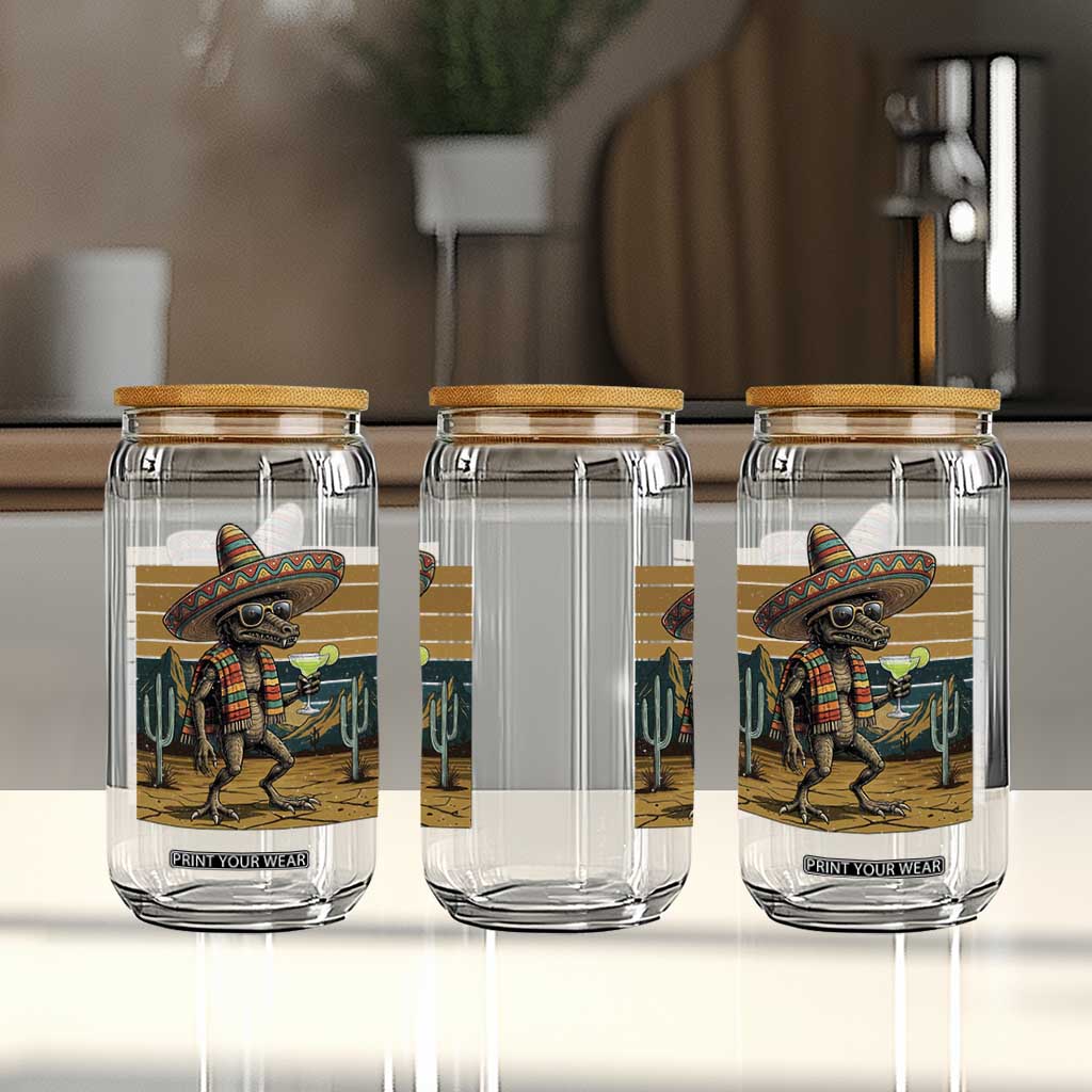 Funny Chupacabra Fiesta Glass Can Cinco De Mayo Gift TS12 Print Your Wear