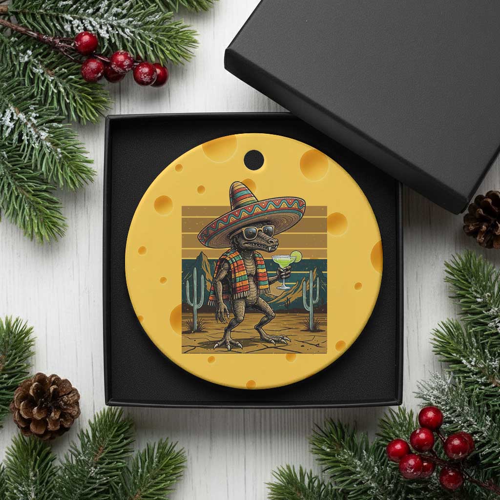 Funny Chupacabra Fiesta Ceramic Ornament Cinco De Mayo Gift TS12 1pc Yellow Cheese Print Your Wear