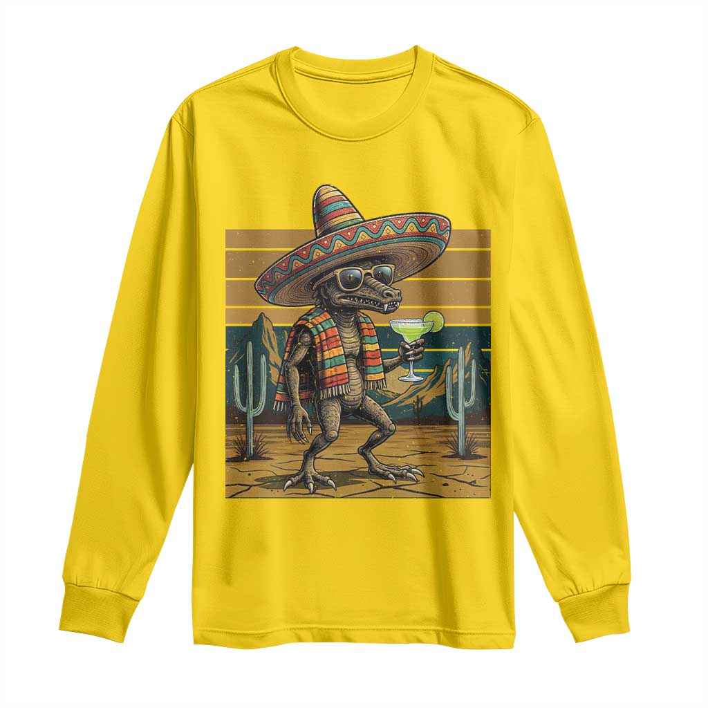 Funny Chupacabra Fiesta Long Sleeve Shirt Cinco De Mayo Gift TS12 Daisy Print Your Wear