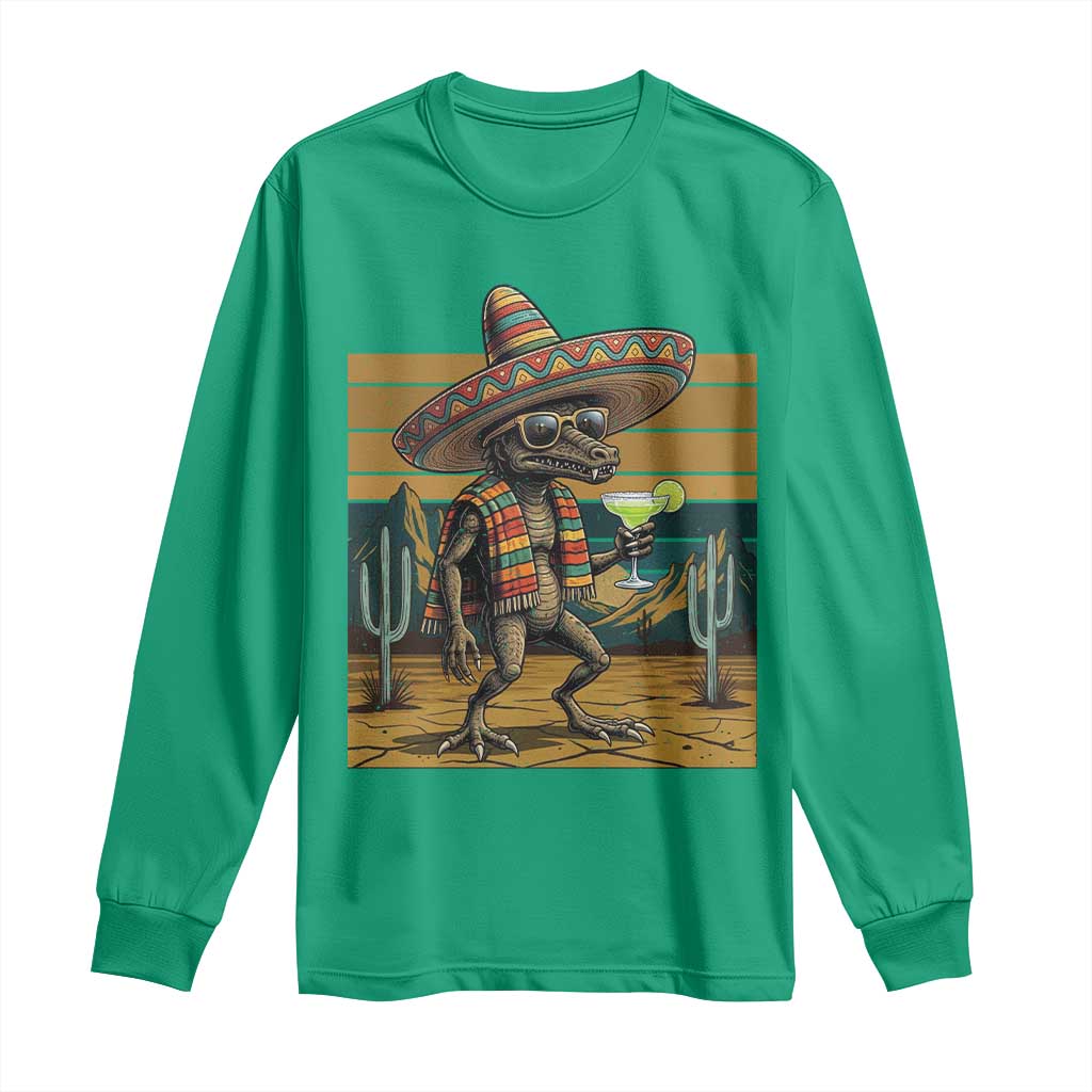 Funny Chupacabra Fiesta Long Sleeve Shirt Cinco De Mayo Gift TS12 Irish Green Print Your Wear