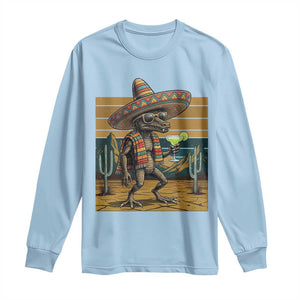 Funny Chupacabra Fiesta Long Sleeve Shirt Cinco De Mayo Gift TS12 Light Blue Print Your Wear