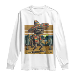 Funny Chupacabra Fiesta Long Sleeve Shirt Cinco De Mayo Gift TS12 White Print Your Wear
