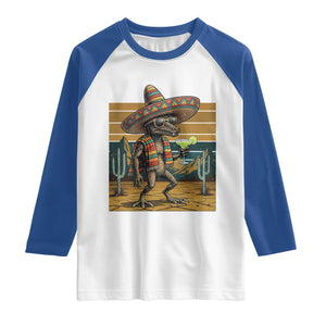 Funny Chupacabra Fiesta Raglan Shirt Cinco De Mayo Gift TS12 White Royal Print Your Wear