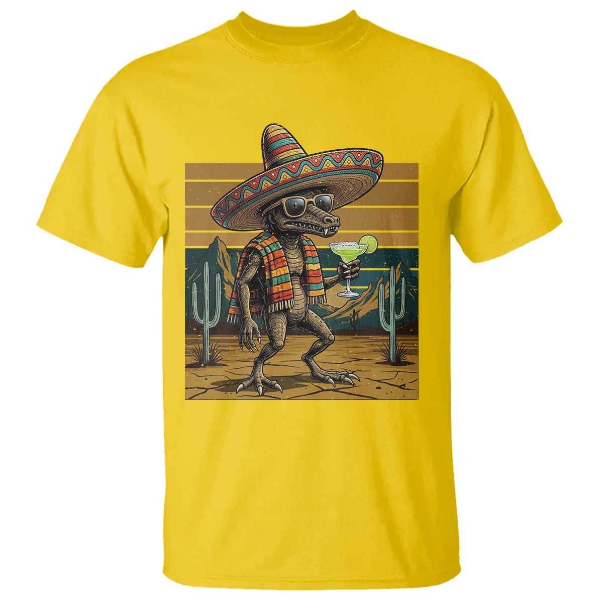 Funny Chupacabra Fiesta T Shirt Cinco De Mayo Gift TS12 Daisy Print Your Wear