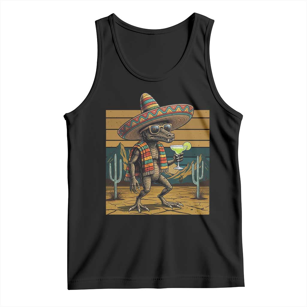 Funny Chupacabra Fiesta Tank Top Cinco De Mayo Gift TS12 Black Print Your Wear