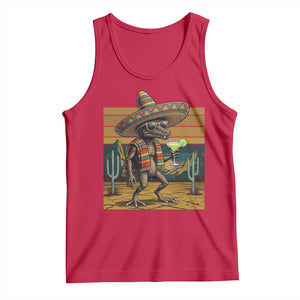 Funny Chupacabra Fiesta Tank Top Cinco De Mayo Gift TS12 Red Print Your Wear