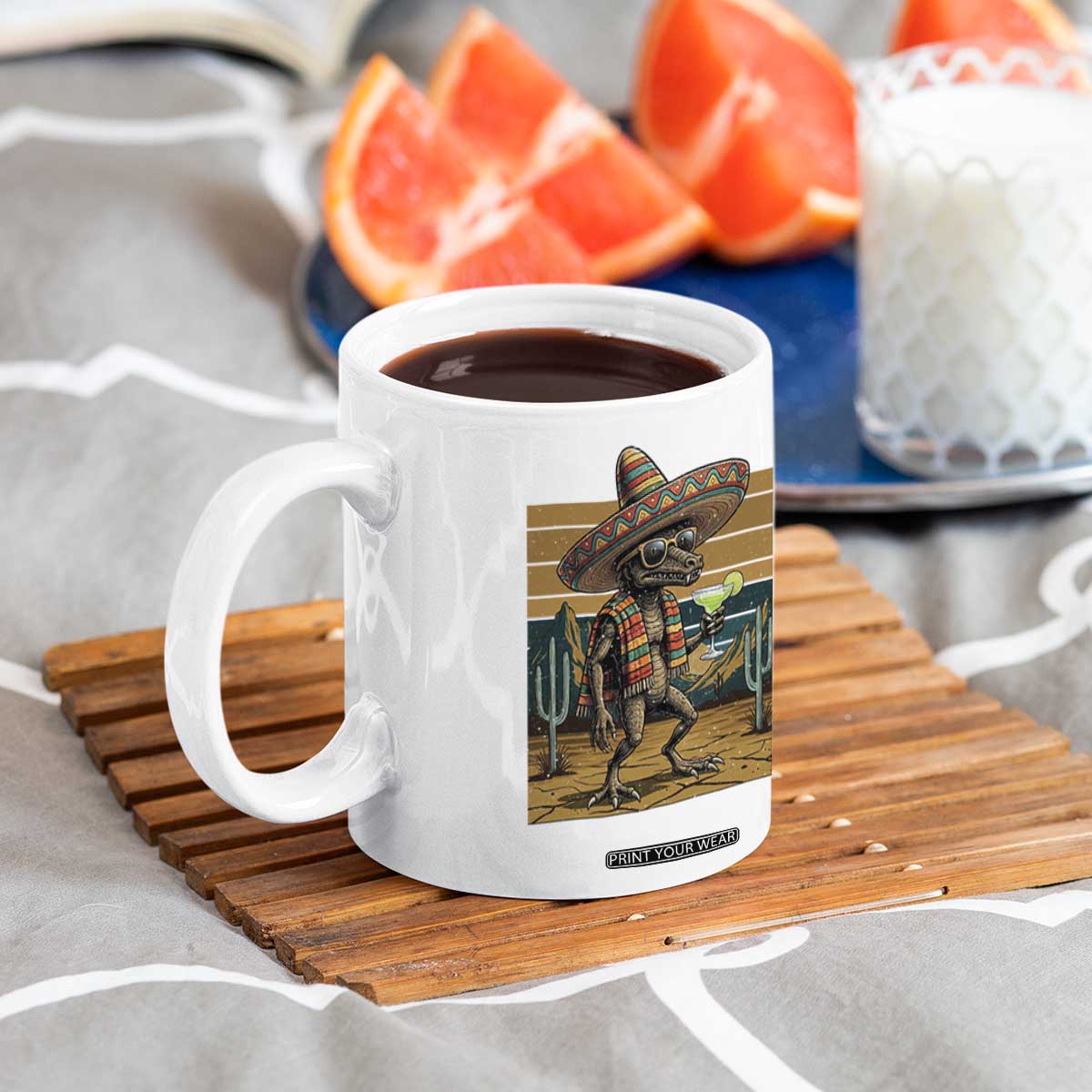 Funny Chupacabra Fiesta Coffee Mug Cinco De Mayo Gift TS12 Print Your Wear