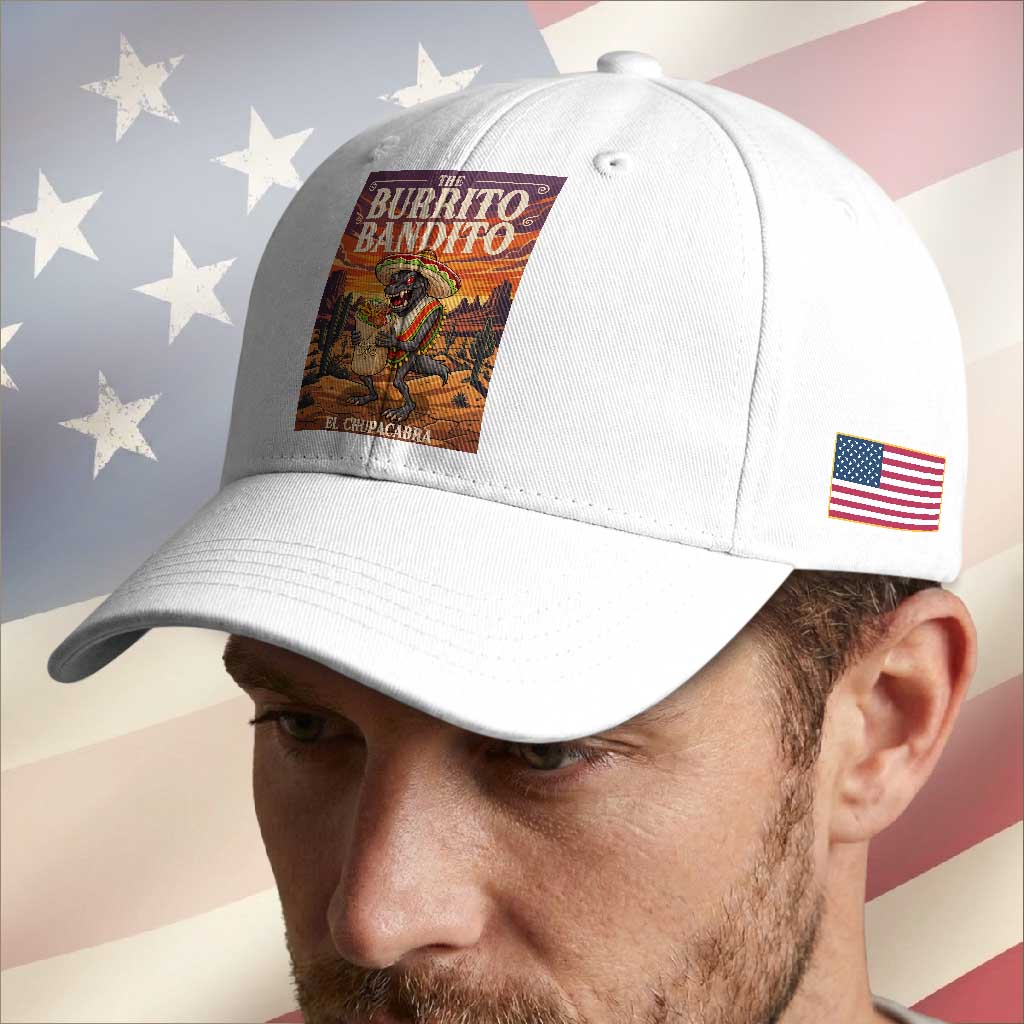 Funny El Chupacabra Burrito Bandito Baseball Cap Cinco De Mayo Gift TS12 Print Your Wear