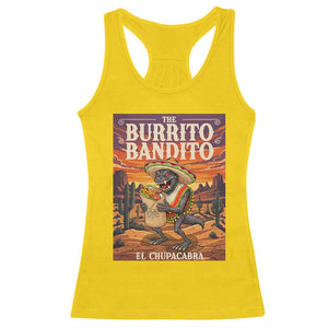 Funny El Chupacabra Burrito Bandito Racerback Tank Top Cinco De Mayo Gift TS12 Daisy Print Your Wear