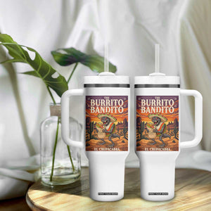 Funny El Chupacabra Burrito Bandito Tumbler With Handle Cinco De Mayo Gift TS12 Print Your Wear