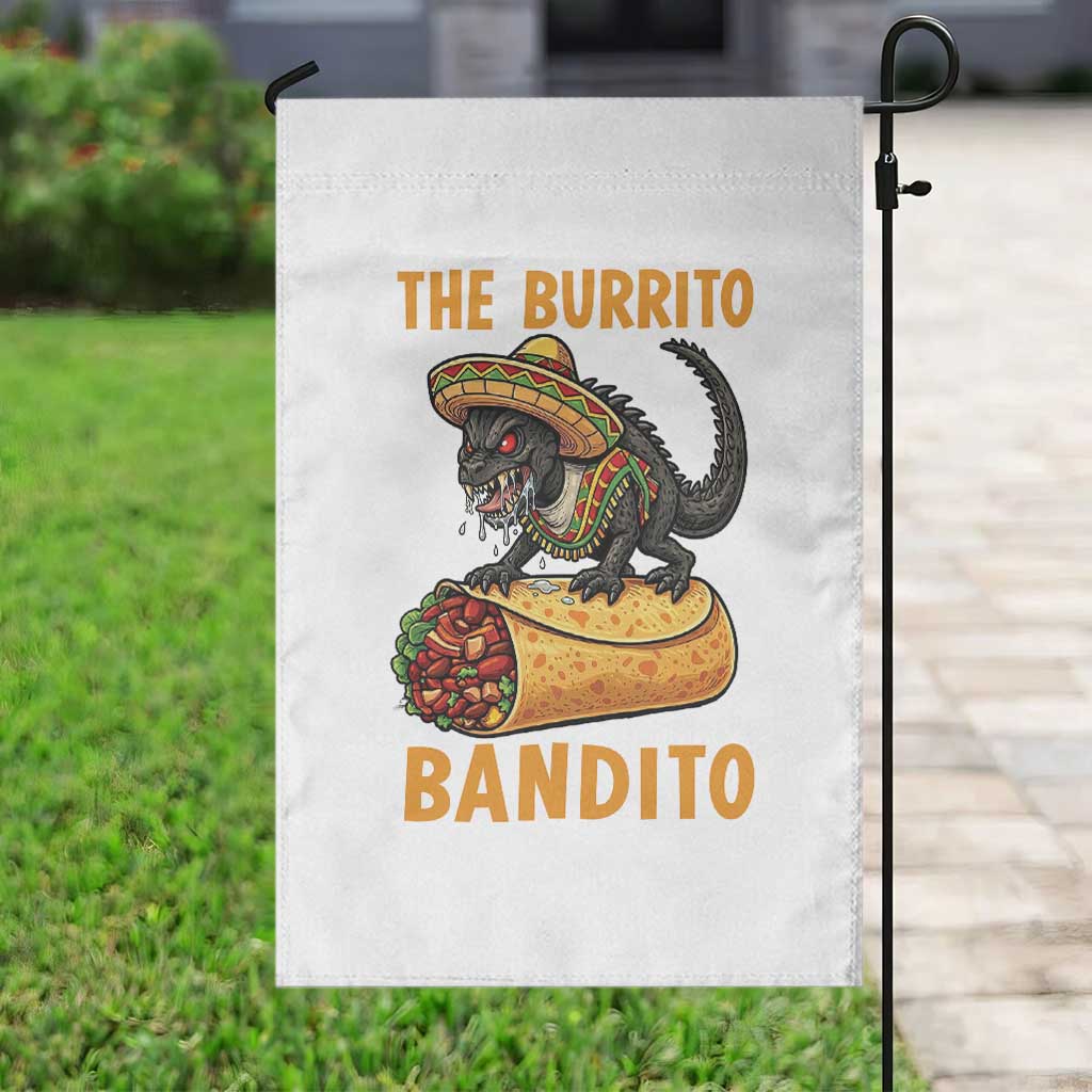 Funny Cinco De Mayo Chupacabra Garden Flag The Burrito Bandito TS12 Print Your Wear