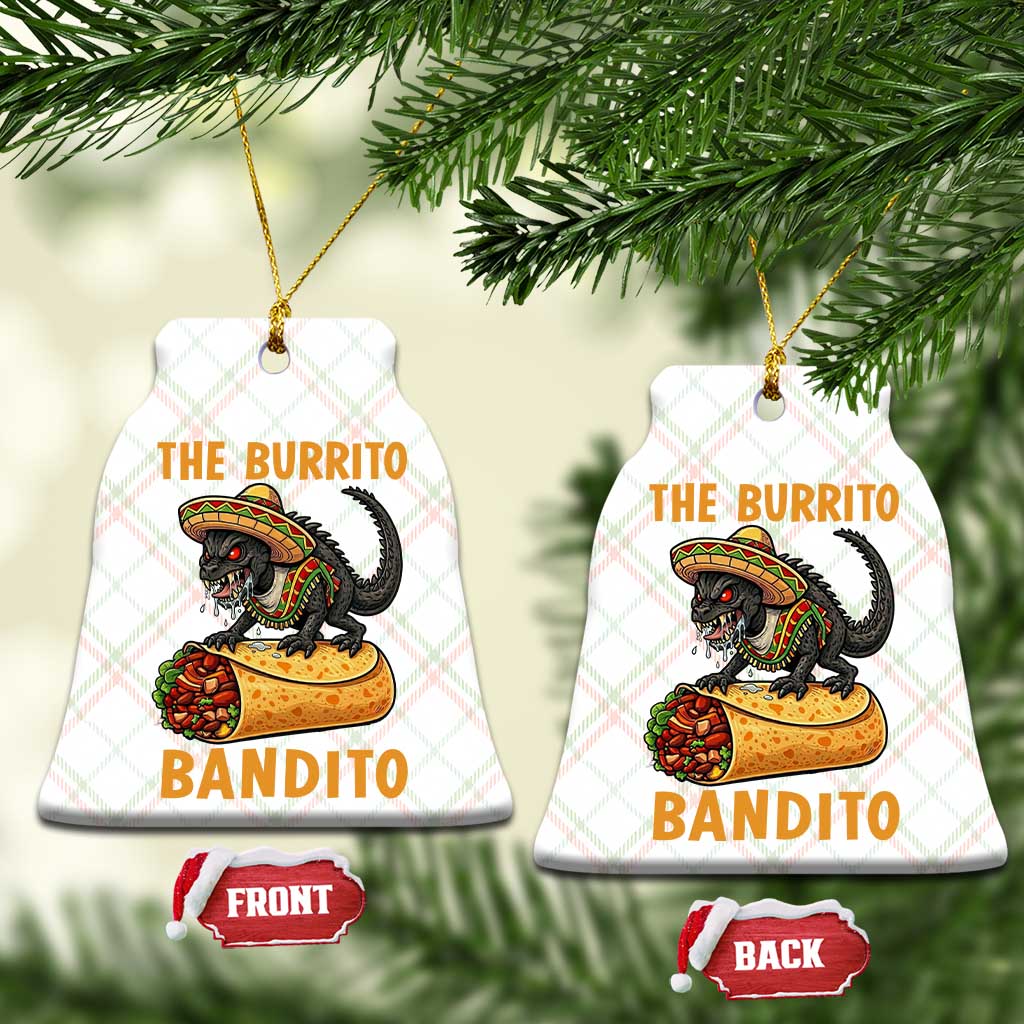 Funny Cinco De Mayo Chupacabra Ceramic Ornament The Burrito Bandito TS12 Print Your Wear