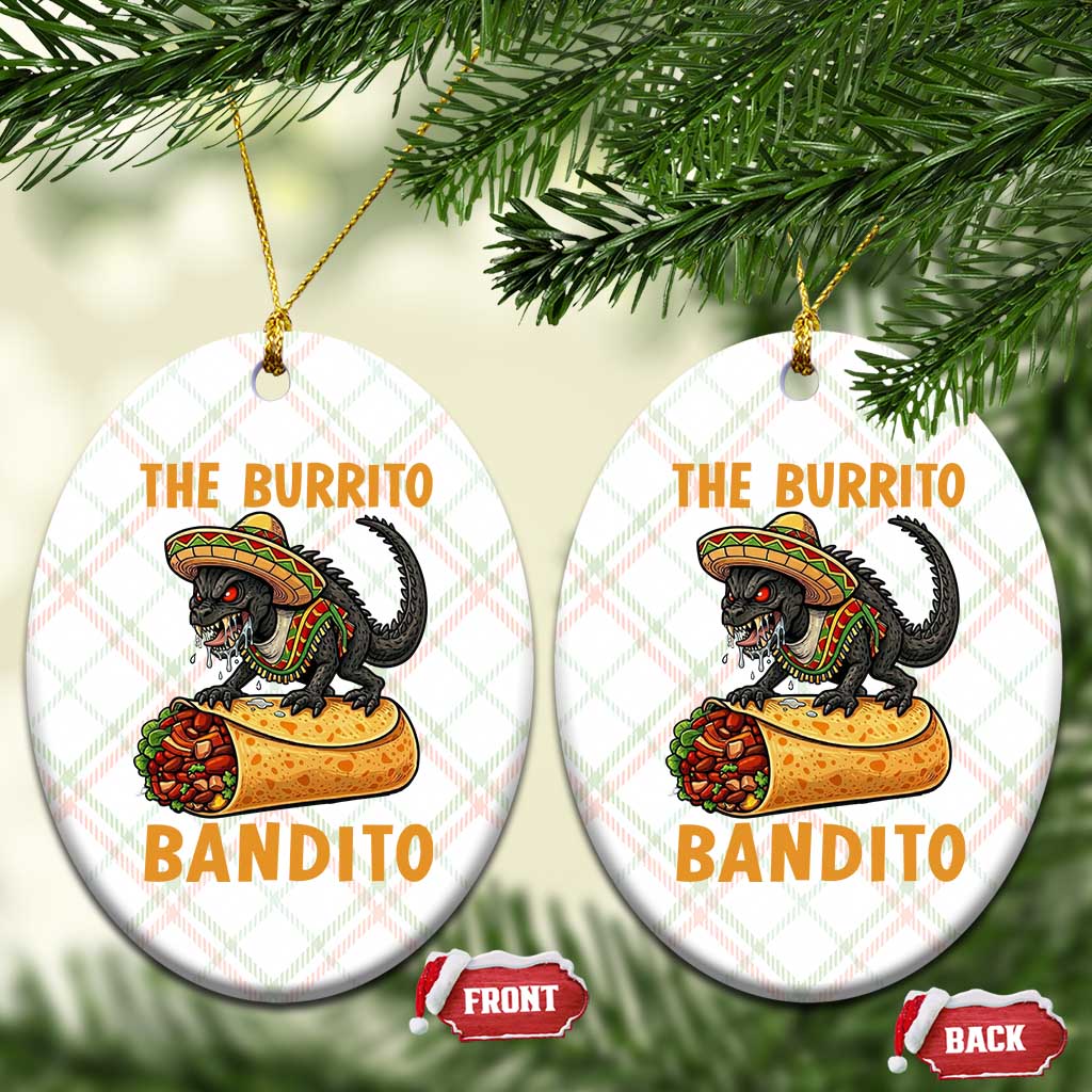 Funny Cinco De Mayo Chupacabra Ceramic Ornament The Burrito Bandito TS12 Print Your Wear