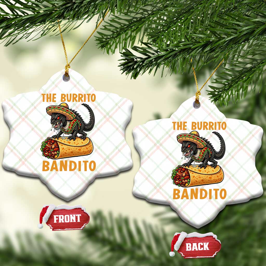 Funny Cinco De Mayo Chupacabra Ceramic Ornament The Burrito Bandito TS12 Print Your Wear