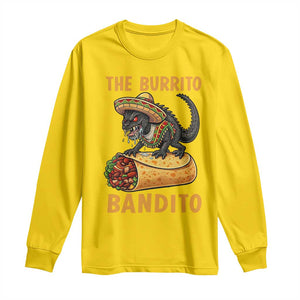Funny Cinco De Mayo Chupacabra Long Sleeve Shirt The Burrito Bandito TS12 Daisy Print Your Wear