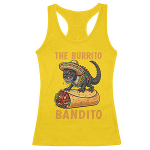 Funny Cinco De Mayo Chupacabra Racerback Tank Top The Burrito Bandito TS12 Daisy Print Your Wear