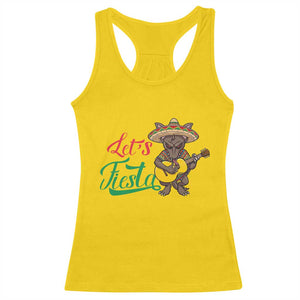 Funny Cinco De Mayo Chupacabra Racerback Tank Top Lets Fiesta TS12 Daisy Print Your Wear