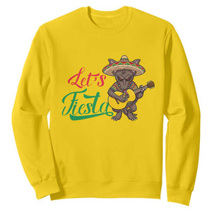 Funny Cinco De Mayo Chupacabra Sweatshirt Lets Fiesta TS12 Daisy Print Your Wear