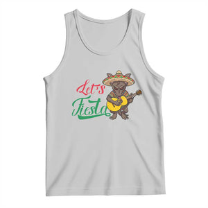 Funny Cinco De Mayo Chupacabra Tank Top Lets Fiesta TS12 Ash Print Your Wear