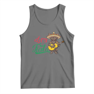 Funny Cinco De Mayo Chupacabra Tank Top Lets Fiesta TS12 Black Heather Print Your Wear