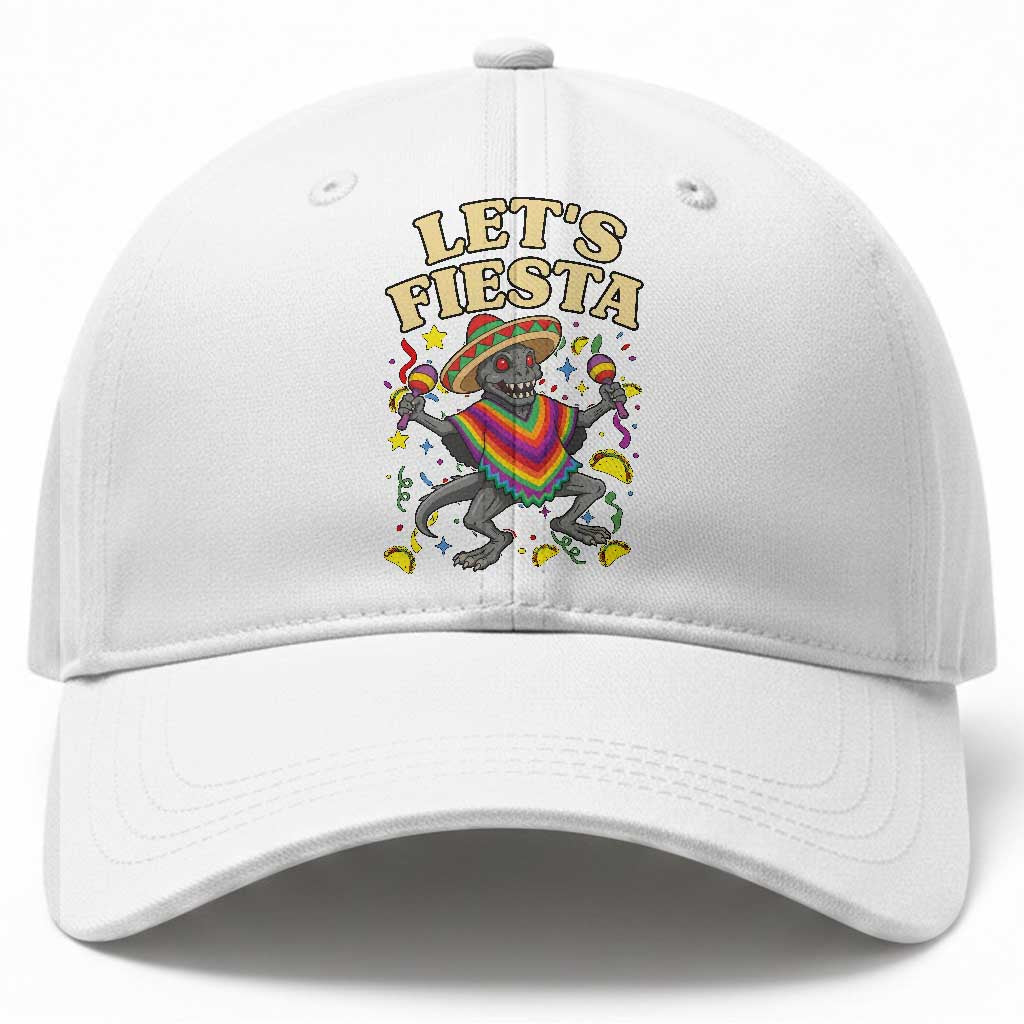 Funny Chupacabra Lets Fiesta Baseball Cap Cinco De Mayo Gift TS12 Print Your Wear