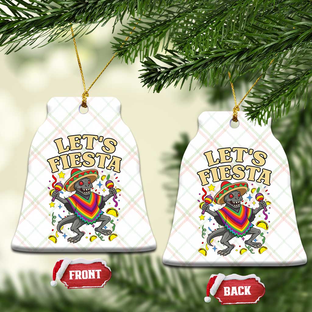 Funny Chupacabra Lets Fiesta Ceramic Ornament Cinco De Mayo Gift TS12 Print Your Wear