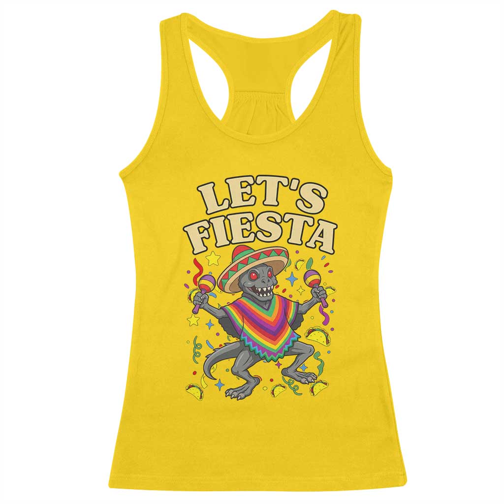 Funny Chupacabra Lets Fiesta Racerback Tank Top Cinco De Mayo Gift TS12 Daisy Print Your Wear