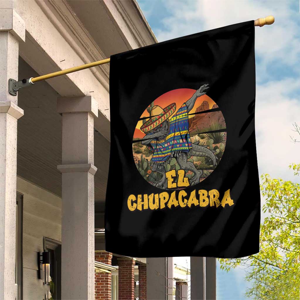 Funny Cinco De Mayo Cryptid Lover Gift Garden Flag El Squatcho Dabbing TS12 Print Your Wear