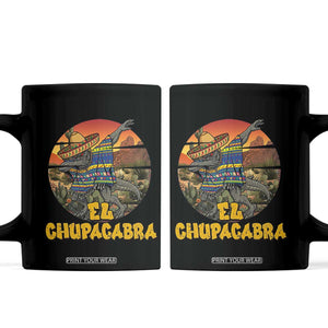 Funny Cinco De Mayo Cryptid Lover Gift Coffee Mug El Squatcho Dabbing TS12 Black Print Your Wear