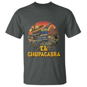 Funny Cinco De Mayo Cryptid Lover Gift T Shirt El Squatcho Dabbing TS12 Dark Heather Print Your Wear