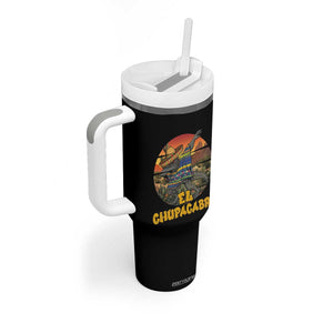Funny Cinco De Mayo Cryptid Lover Gift Tumbler With Handle El Squatcho Dabbing TS12 Print Your Wear