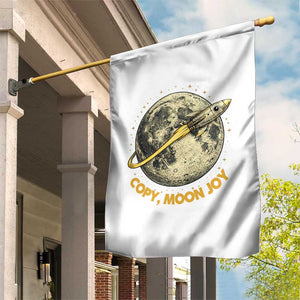 Copy Moon Joy Space Lover Lunar Mission Garden Flag Astronaut Sci Fi Graphic TS12 Print Your Wear